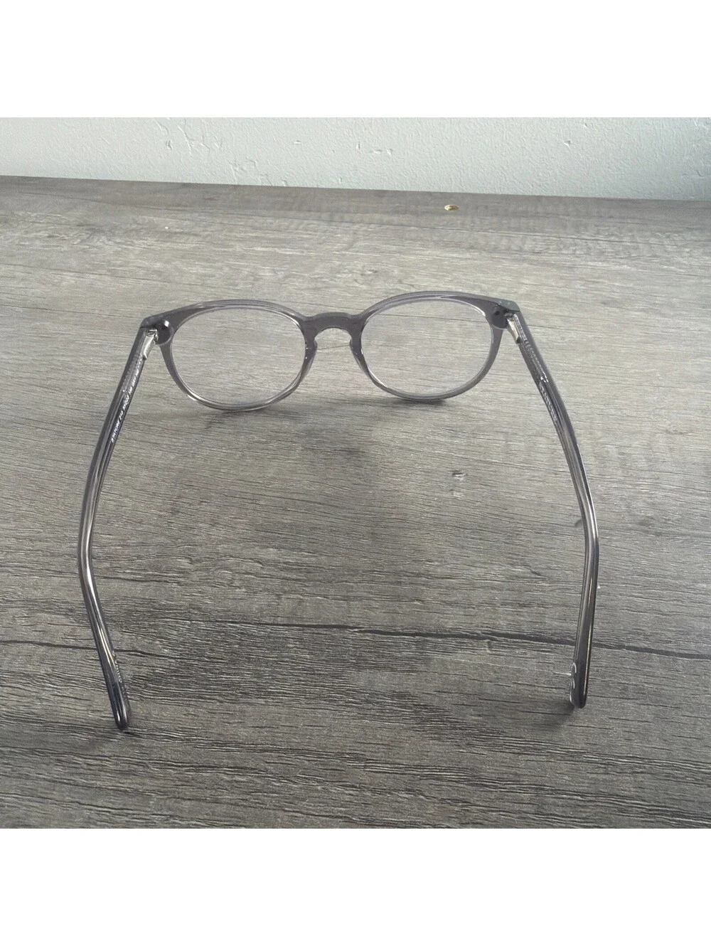 Stature Eyewear Eyeglasses 210 Round Grey Translucent FRAMES ONLY 55-22-150